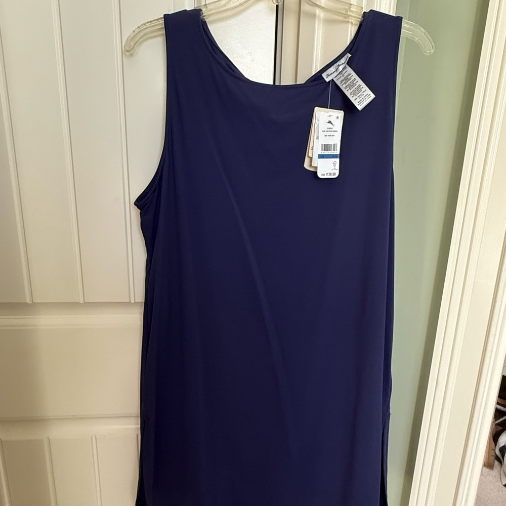 Tommy Bahama Sleeveless Navy Blue Romper